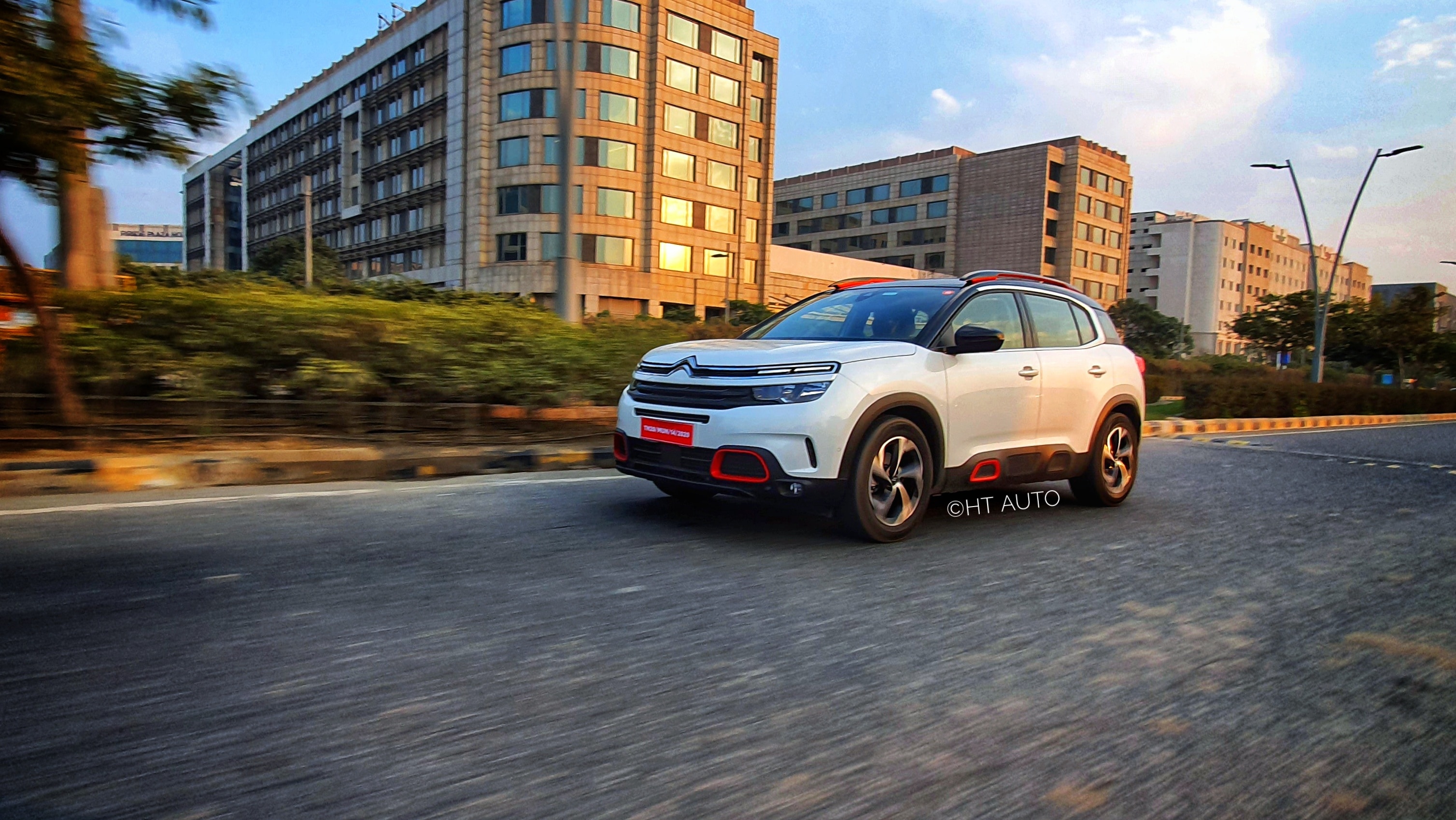 Citroen C5 Aircross, once launched, will take on Hyundai Tucson and VW Tiguan AllSpace. (HT Auto/Sabyasachi Dasgupta)