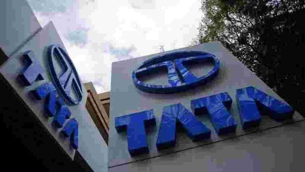 Tata Motors logos are seen at their flagship showroom in Mumbai February 14, 2013. REUTERS/Vivek Prakash/File Photo (REUTERS)