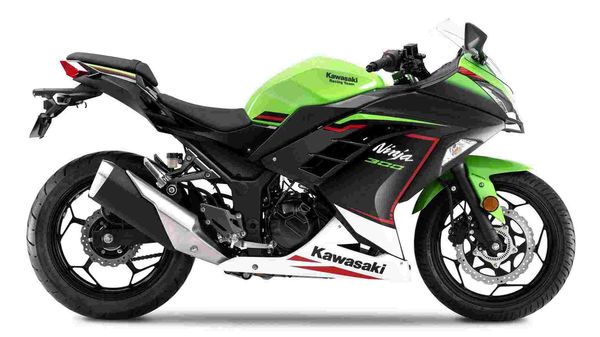 2021 Kawasaki Ninja 300 gets a new paint scheme.