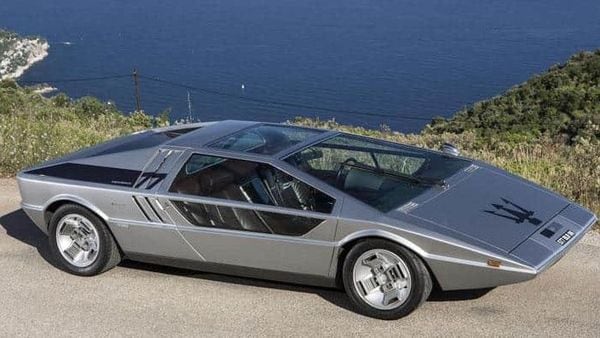 The 1972 Maserati Boomerang Coupé was auctioned for 3,289,500 euros. Photo:AFP
