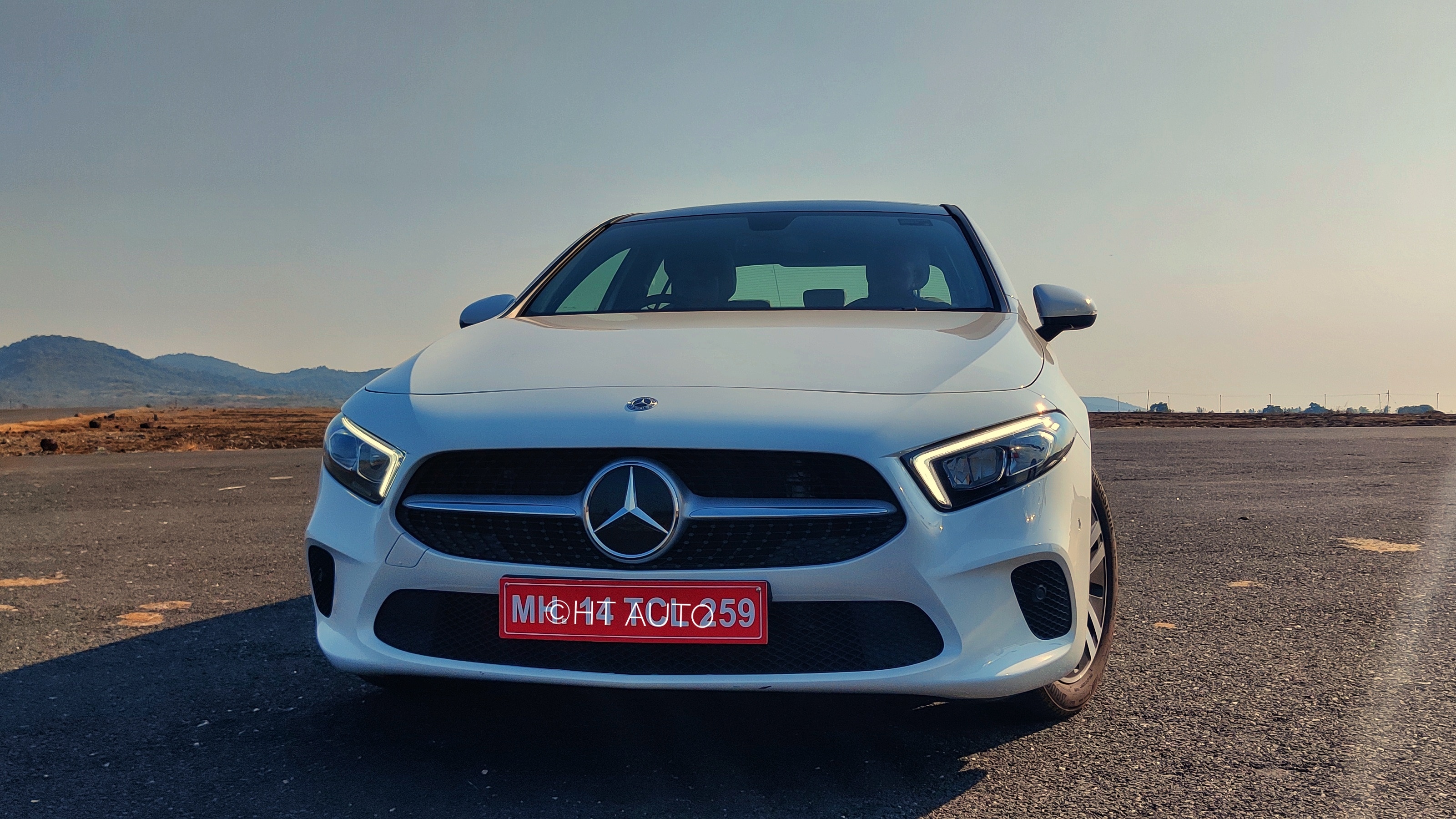 The A-Class Limousine has a smart face that isn't outright flashy but is still quite appealing. (HT Auto/Sabyasachi Dasgupta)