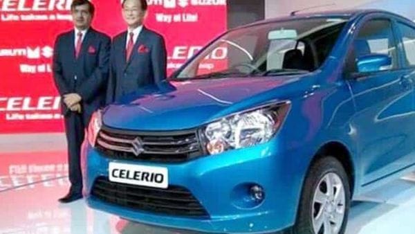 Maruti Suzuki India (MSI) launches Celerio at the 12th Auto Expo in Greater Noida. Photo courtesy: Twitter handle @motortrendindia Maruti launches small car Celerio, prices begin at<span class='webrupee'> <span class='webrupee'>₹</span></span>3.9 lakh