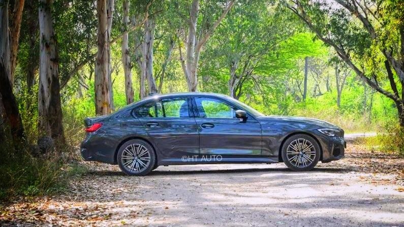 There is no denying that while the BMW M340i looks sporty from most sides, it also has an elegant appeal from the side. (HT Auto/Sanjay Rohilla)