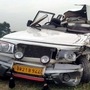 An ambulance after a road accident in Bihar. (File photo)