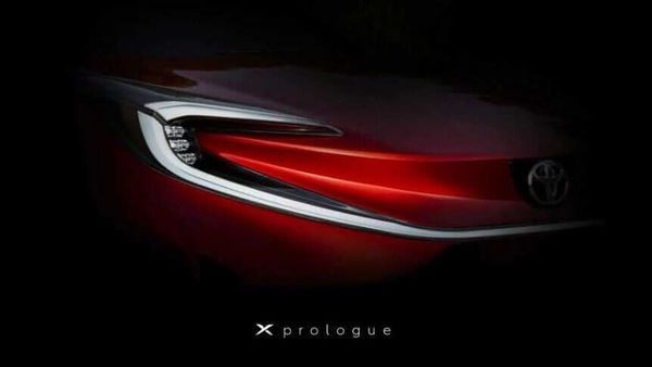 Toyota has released this teaser image of its upcoming EV - X Prologue