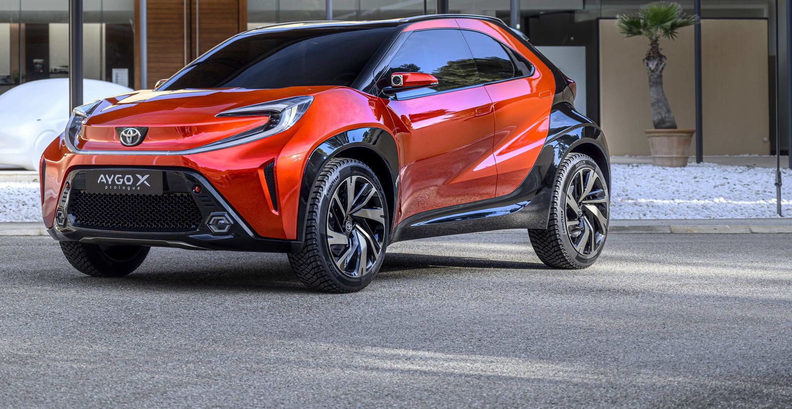 Toyota Aygo X Prologue concept car, with bold looks, showcased