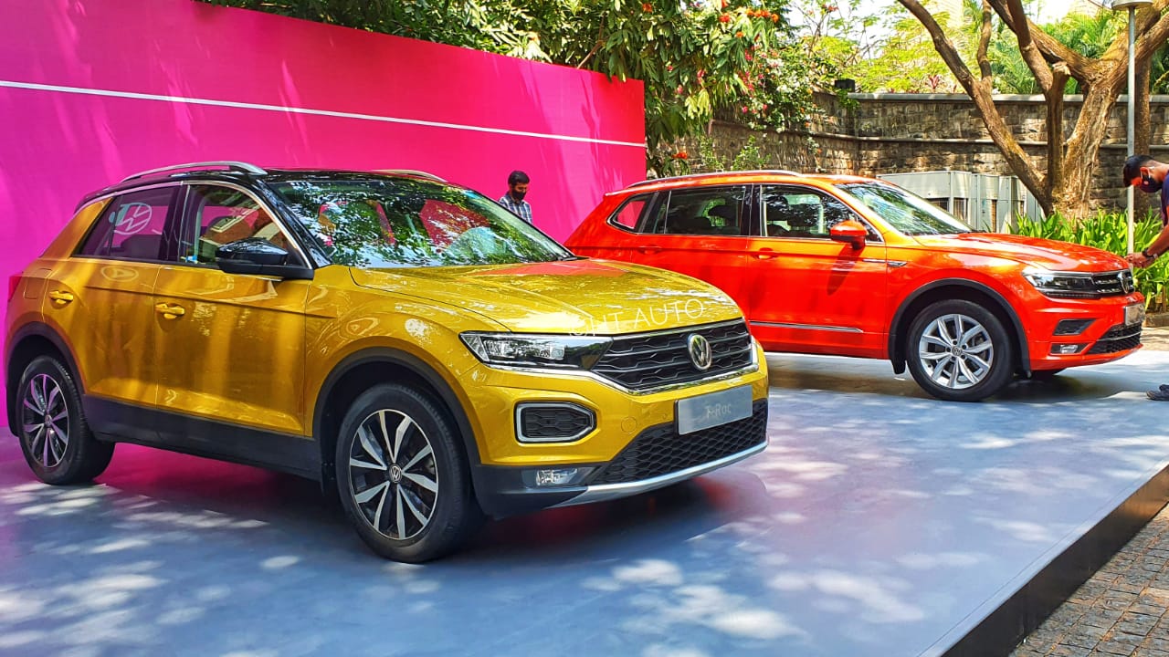 Volkswagen T-Roc and Tiguan Allspace. (HT Auto/Sabyasachi Dasgupta)