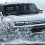 The new GMC Hummer EV carries the signature styling of the iconic vehicle made famous by the US armed forces but blends it perfectly with several modern design elements and features.