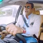 Screengrab from the Toyota video showing Wasim Akram at the wheels of a Fortuner SUV on an off-road track. (Photo courtesy: YouTube)