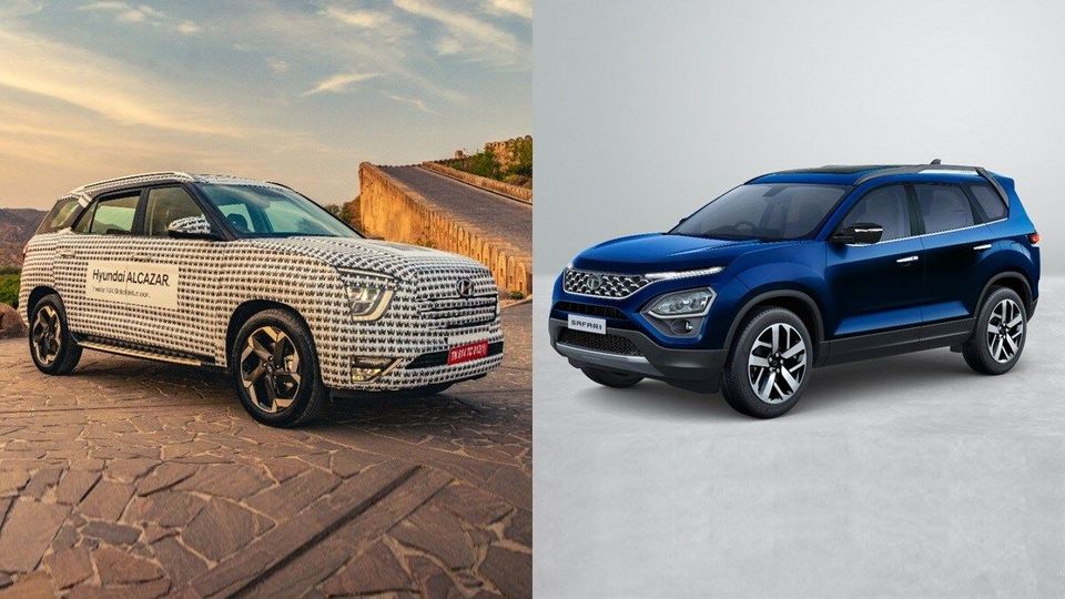 Tata Safari vs Hyundai Alcazar: Spec shootout as three-row SUV war hots up