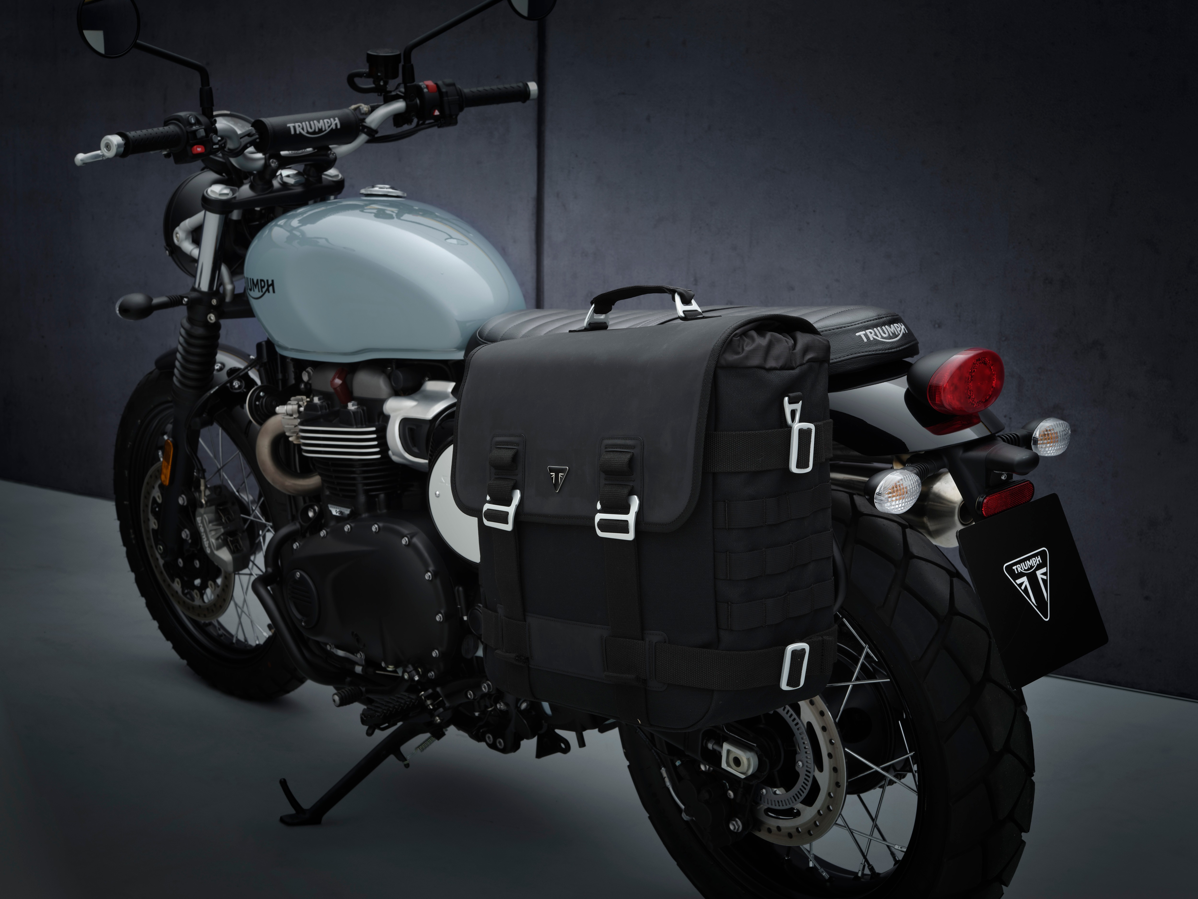 Triumph offers up to 120 original accessories, including the side cases for those who want to accessorize their Street Scrambler. The bike will be made available in Jet Black, Urban Gray and Matt Khaki with Matt Ironstone. Triumph offers up to 120 original accessories, including the side cases for those who want to accessorize their Street Scrambler. The bike will be made available in Jet Black, Urban Gray and Matt Khaki with Matt Ironstone.