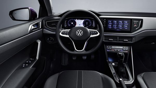 The new Polo hatchback gets a digital cockpit with a large digital cluster, a new infotainment system and a redesigned steering wheel.