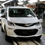 File photo of a Chevrolet Bolt EV vehicle seen on the assembly line at General Motors Orion Assembly in Lake Orion, Michigan, US. (REUTERS)