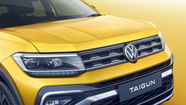 Production-ready version of the upcoming Volkswagen Taigun SUV.