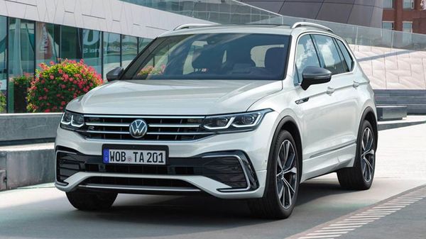 2021 Volkswagen Tiguan Allspace facelift breaks cover