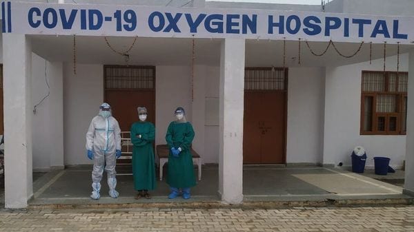 Dedicated Covid-19 Oxygen Hospital opened by Omega Seiki in Faridabad.
