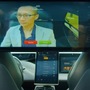 The screen inside FF 91 will operate on voice command and will enable the backseat passengers to have video conferences on the go. (Faraday Future)