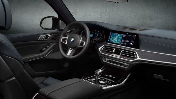 There is a 12.3-inch digital instrument display behind the steering wheel and a 12.3-inch infotainment system dominating the dashboard.