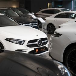 File photo of Mercedes car at a dealership. (Image has been used for representational purpose) (Bloomberg)
