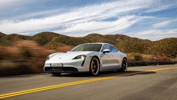 Porsche Taycan is the german car brand's first-ever electric car. (AP)