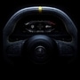 Sporty steering wheel of the Lotus Emira