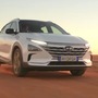 The Hyundai Nexo model which had set a record for the longest journey covered on a single tank of zero-emission hydrogen.