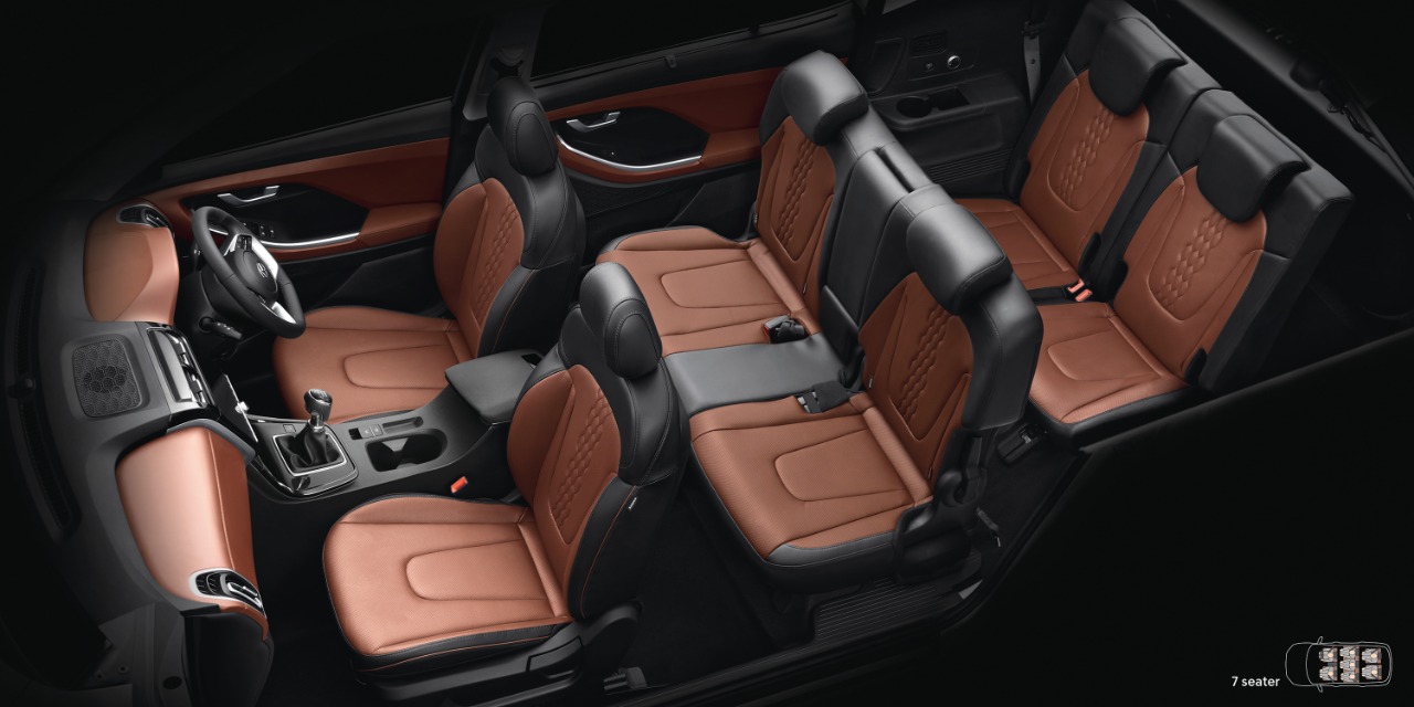 Hyundai is emphasizing on space on offer for passengers in all three rows of Alcazar.
