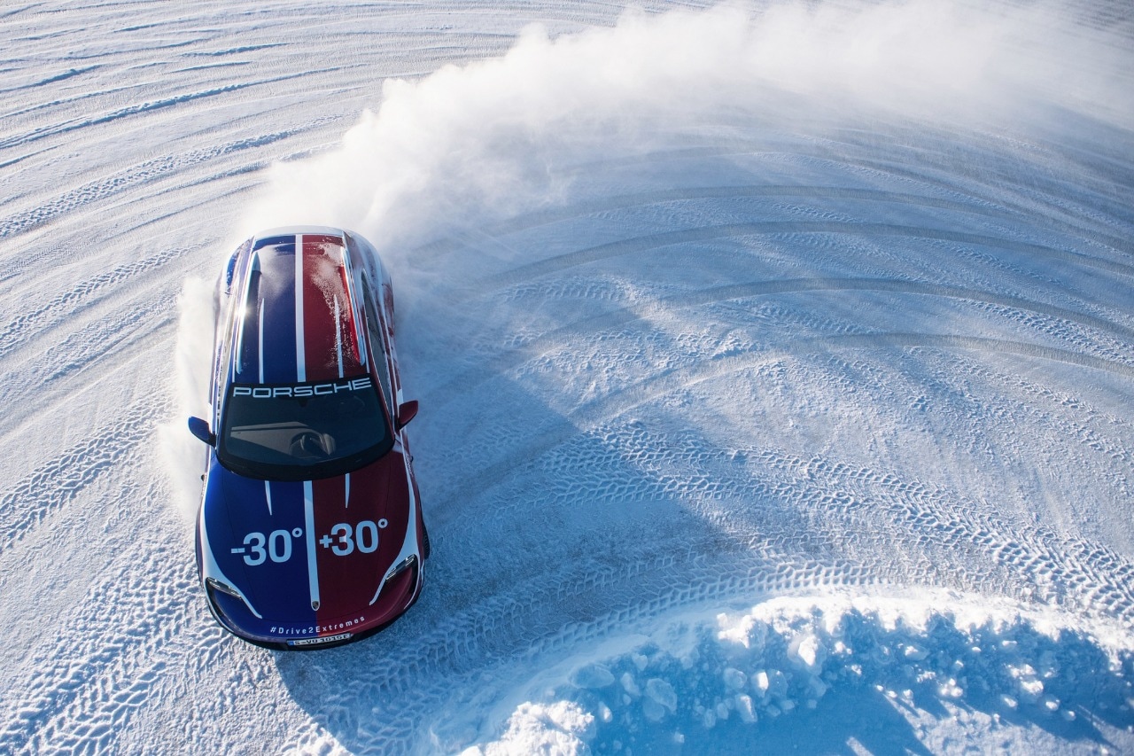 The video shows the car's capability to perform in extreme weather conditions. The video shows the car's capability to perform in extreme weather conditions.