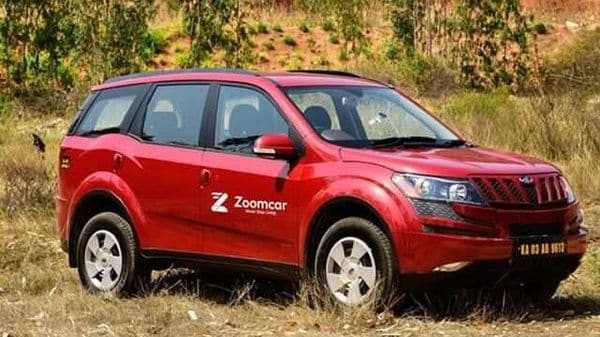 A Mahindra XUV500 branded as Zoomcar. (Photo courtesy: Zoomcar)