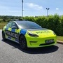 Tesla Model 3 electric sedan is being used by London Metropolitan Police on a trial basis. (Image: Twitter/Tesla Owners UK)