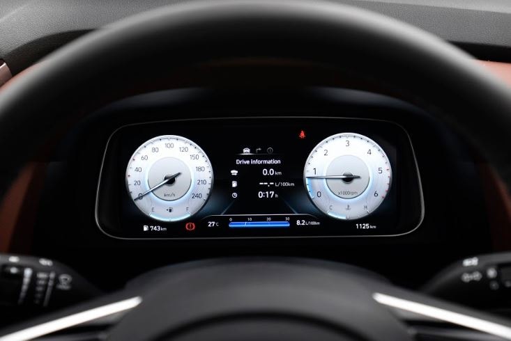 Hyundai Alcazar first drive review: A look at the 10.25-inch digital driver display inside Alcazar.
