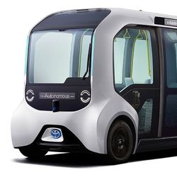 Toyota's electric driverless cars will ferry athletes at the Tokyo Olympics.