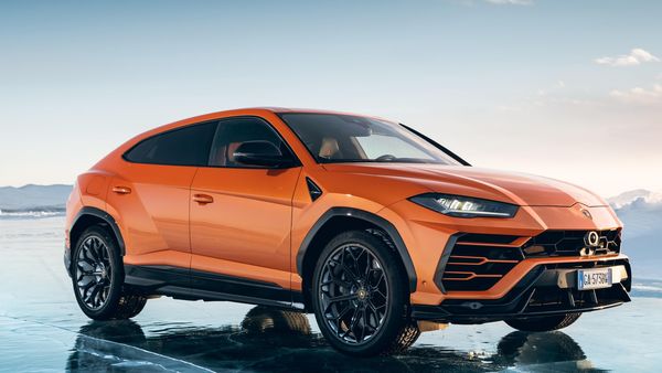 Lamborghini Urus SUV finished in Orange exterior paint Lamborghini Urus SUV finished in Orange exterior paint