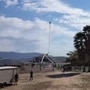 A prototype called P1 of the Speedster flying motorcycle from Jetpack Aviation during a test run. (Screenshot from video posted on Instagram by jetpackaviation)