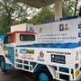 Photo: Truck loaded with 20-litre diesel cans for doorstep delivery across Delhi NCR