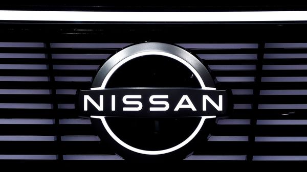 FILE PHOTO: A Nissan logo is pictured at the Tokyo Motor Show, in Tokyo, Japan October 24, 2019. REUTERS/Edgar Su/File Photo