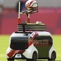 The tiny remote-controlled car from Toyota, used for match ball delivery during rugby games at Tokyo Olympics, reminded many of the Volkswagen ID.4 model used for same purpose during Euro 2021.