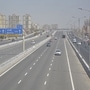 A view of the Delhi-Meerut Expressway (DME) which has been opened to the public, at Dasna in Ghaziabad.
