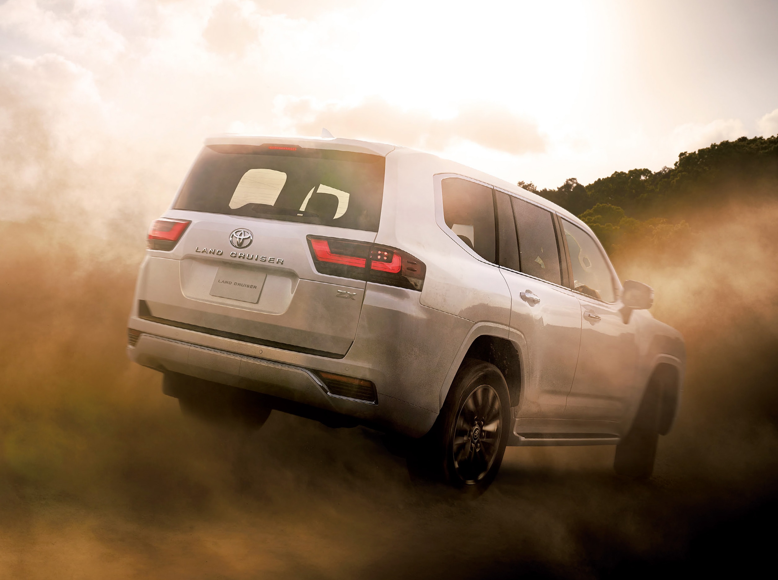 The new Land Cruiser from Toyota is based on GA-F Platform.