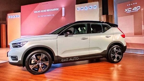The XC40 Recharge could offer a real-world drive range of over 330 kilometres. (HT Auto photo)