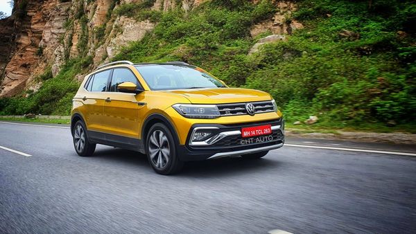 Volkswagen will open the bookings for the 2021 Taigun SUV from August 9 ahead of its launch later this month. (Photo credit: Sabyasachi Dasgupta/HT Auto)