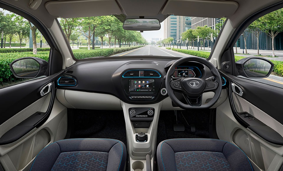 New Tigor Ev gets an upmarket cabin. New Tigor Ev gets an upmarket cabin.