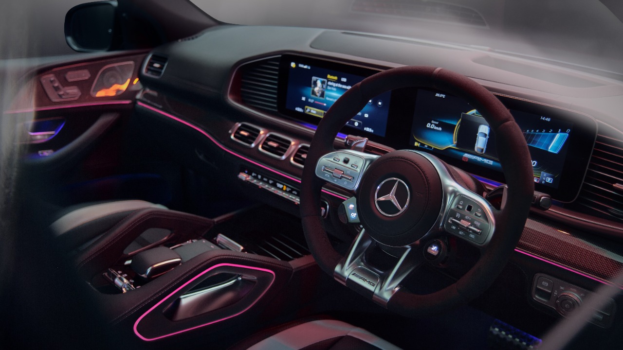 A look inside the just-launched Mercedes AMG GLE 63 Coupe.