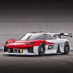 Porsche introduced its all-electric Mission R concept car. The automaker says that this electric concept car is a combination of state-of-the-art technologies and sustainability