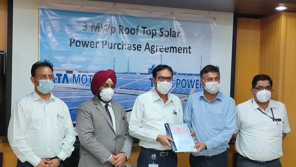 Tata Motors has signed a Solar Power Purchase Agreement with Tata Power.