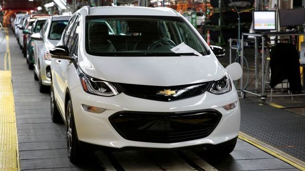 File photo of a Chevrolet Bolt EV vehicle seen on the assembly line at General Motors Orion Assembly in Lake Orion, Michigan, US. (REUTERS)