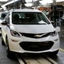 File photo of a Chevrolet Bolt EV vehicle seen on the assembly line at General Motors Orion Assembly in Lake Orion, Michigan, US. (REUTERS)