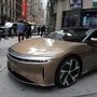 Electric vehicle maker Lucid Group says the Air Dream Edition of its debut sedan has been confirmed as the longest-range EV ever rated by the US Environmental Protection Agency. (File photo) (REUTERS)