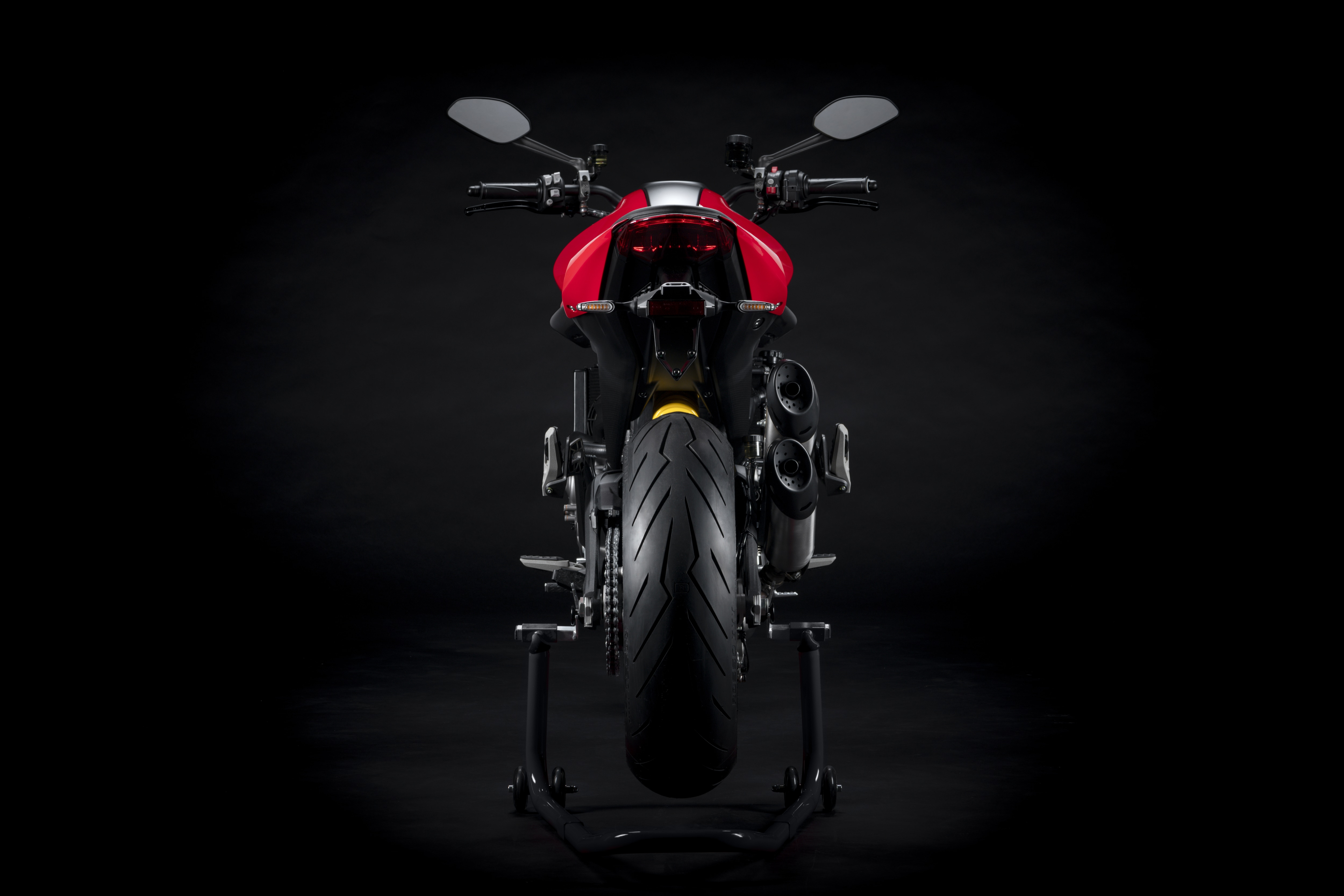 Ducati claims that the new Monster is an all-new model, developed from scratch. Ducati claims that the new Monster is an all-new model, developed from scratch.