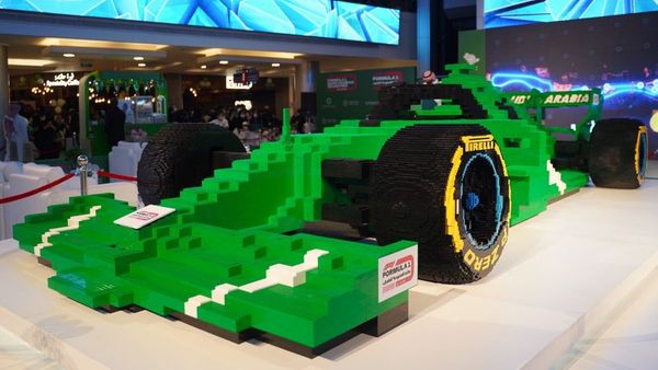 Real car made of 2024 legos